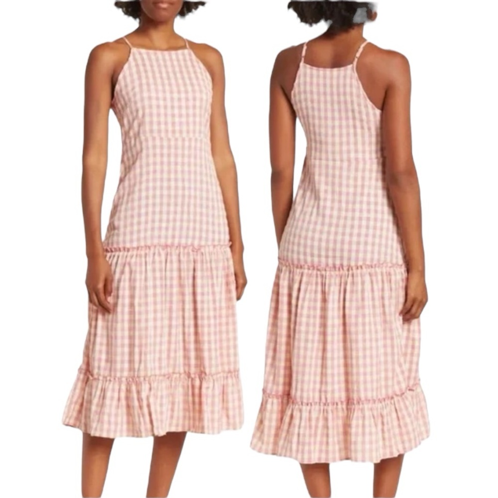 Nanette Lepore gingham print dress.